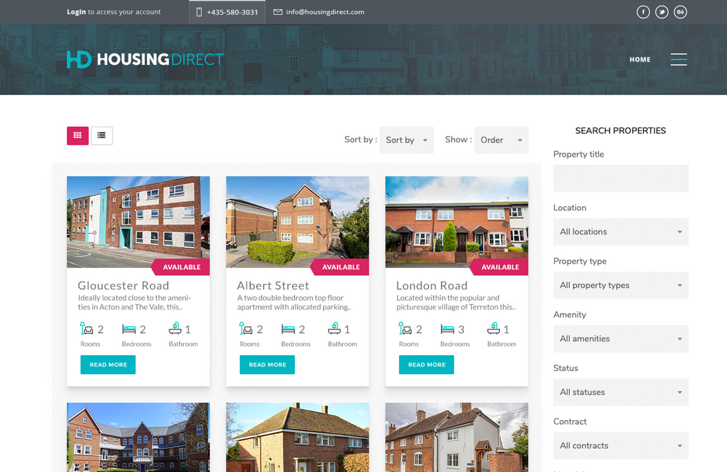 Registered Housing Providers portal